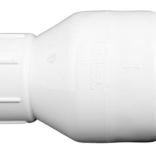 Main product image of 2" IPS PVC Spring Check Valve w/ 2# Spring (Solvent)