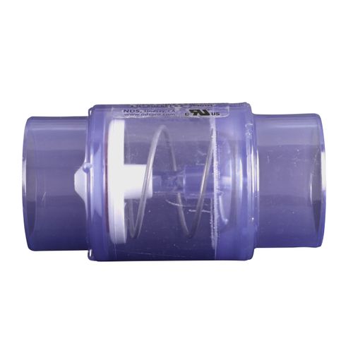 Main product image of 2" PVC Clear Spa Spring Check Valve (5 lbs)