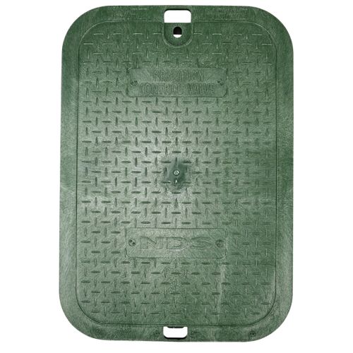 Main product image of 14" x 19" Standard Series Irrigation Control Valve Box (Black Box/Green Cover)