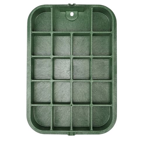 Main product image of 14" x 19" Standard Series Irrigation Control Valve Box (Black Box/Green Cover)