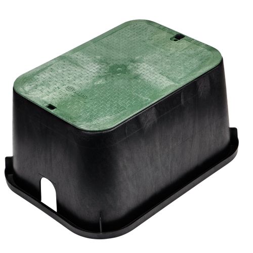 Main product image of 13" x 20" Standard Series Irrigation Control Valve Jumbo Box (Black Box/Green Cover)