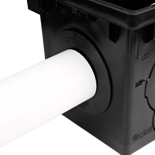 Main product image of 12" Catch Basin Kit w/ Black Plastic Grate