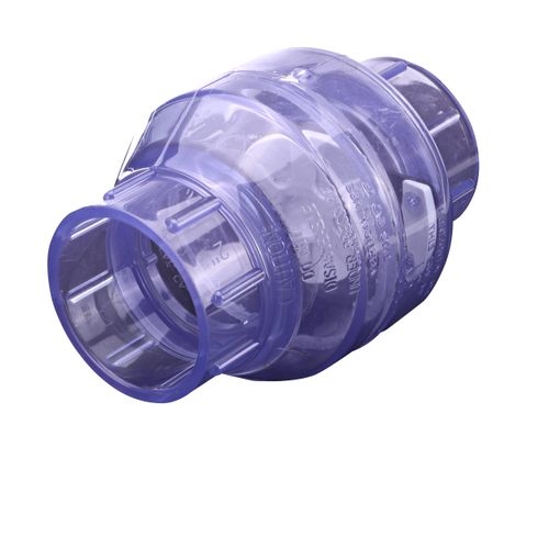 Main product image of 2" IPS PVC Clear Swing Check Valve (Socket)