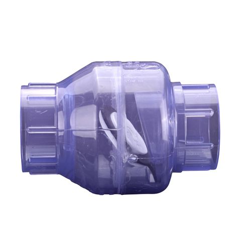 Main product image of 2" IPS PVC Clear Swing Check Valve (Socket)