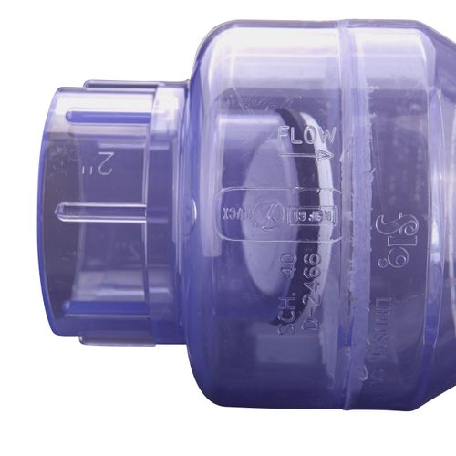 Main product image of 2" IPS PVC Clear Swing Check Valve (Socket)