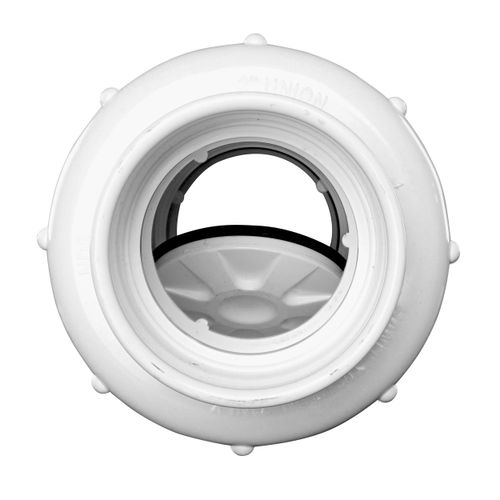 2" IPS PVC White True Union Swing Check Valve (Socket)