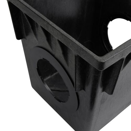 Main product image of 18" Catch Basin Kit w/ Black Plastic Grate