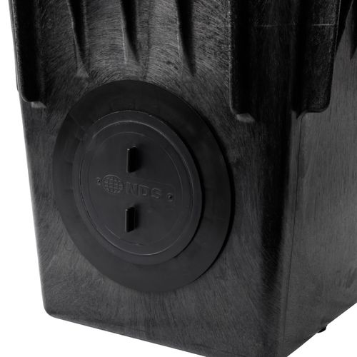 Main product image of 18" Catch Basin Kit w/ Black Plastic Grate