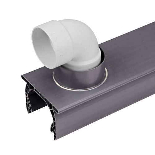 Main product image of 2' Spee-D Fabricated 3" & 4" Spigot Bottom Outlet w/ Strainer