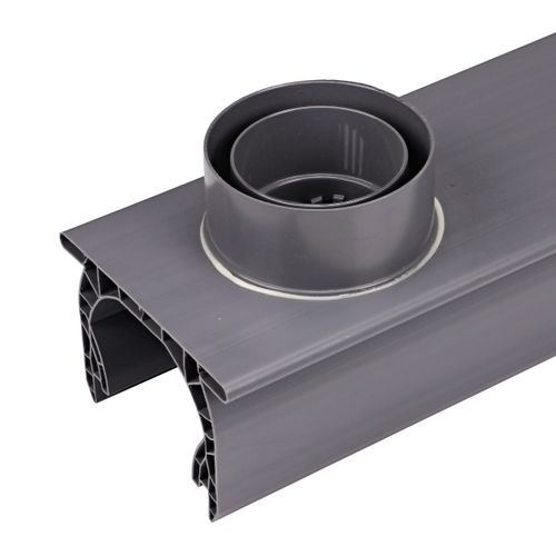 Main product image of 2' Spee-D Fabricated 3" & 4" Spigot Bottom Outlet w/ Strainer