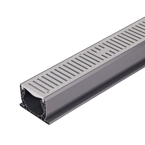 241-NDS - NDS 241-NDS - 2' Spee-D Channel Drain Grate (Gray)