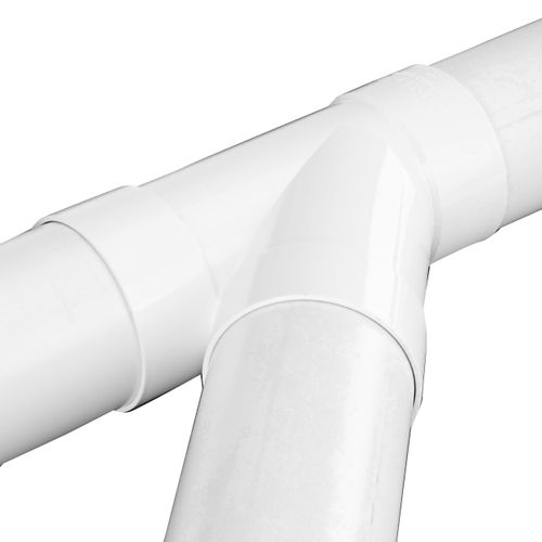 Main product image of 3" Hub 45-Degree Sewer and Drain PVC Wye