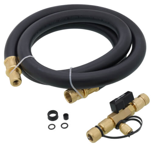Main product image of Pro Series Rapid Evacuation Kit with Valve Core Removal Tool and Hose (1/2" to 1/4" Fitting)