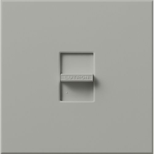 Main product image of Nova 3-Wire Dimmer Switch for Ballasts/LED Drivers 8A, 1-Pole, 277V, Large Control,w/ Wall Plate, Gray