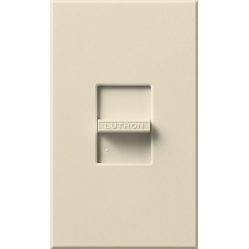Main product image of Nova 3-Wire Dimmer for Ballasts/LED Drivers 16A, 1-Pole, 120V, Small Control,w/ Wall Plate, Light Almond