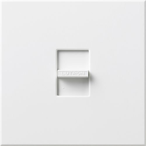 Main product image of Nova 3-Wire Dimmer for Ballasts/LED Drivers 10.2A, 1-Pole, 120V, Small Control,w/ Wall Plate, White