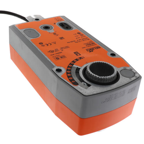 Main product image of Spring Return Fail-Safe, On/Off Damper Control Actuator, Direct Coupled - 24 VAC/DC (No Aux Switch)