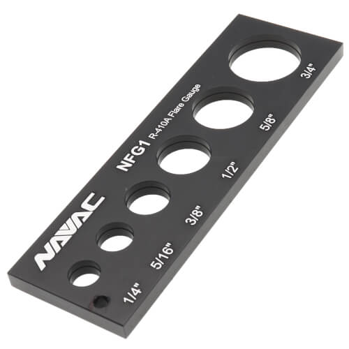 Main product image of 1/4" to 3/4" OD Flare Gauge (1/4", 5/16", 3/8", 1/2", 5/8", 3/4")