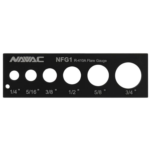Main product image of 1/4" to 3/4" OD Flare Gauge (1/4", 5/16", 3/8", 1/2", 5/8", 3/4")