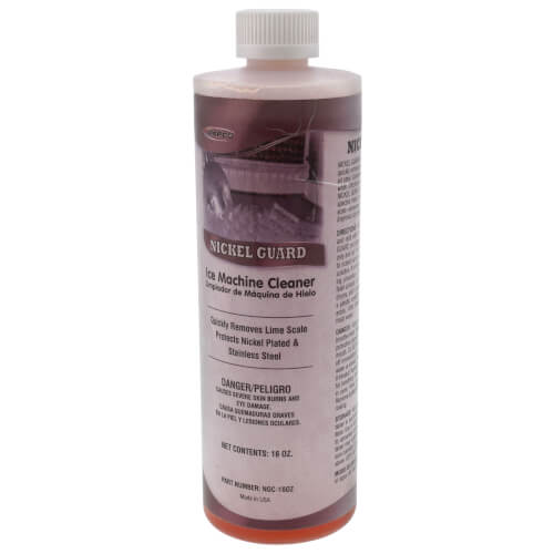 NGC16 Supco NGC16 NICKEL GUARD Liquid Ice Machine Cleaner, 16 fl. oz.