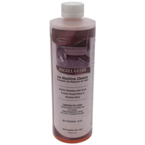 NGC16 Supco NGC16 NICKEL GUARD Liquid Ice Machine Cleaner, 16 fl. oz.