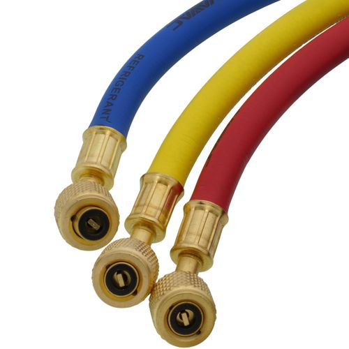 Main product image of 1/4" 45° Refrigerant Charging Hose Set (5')