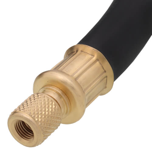 1/2" to 1/4" Fitting High Flow Refrigerant Evacuation Hose, 1/2" Diameter (6' Length)