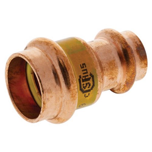 Main product image of 3/4" x 1/2" Copper Press PressG Gas Coupling (Lead Free)
