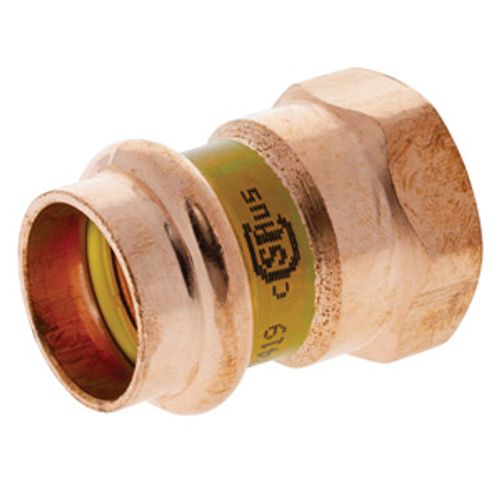 Main product image of 1" Female x Copper Press PressG Gas Adapter (Lead Free)