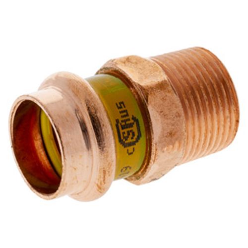 Main product image of 1" Male x Copper Press PressG Gas Adapter (Lead Free)