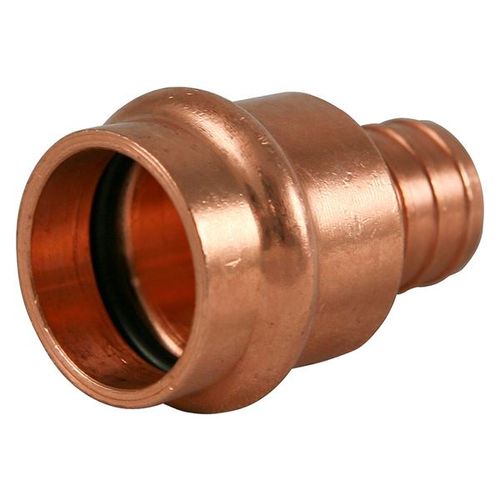 Main product image of 1/2" PEX Crimp x 3/4" Copper Press Adapter (Lead Free)