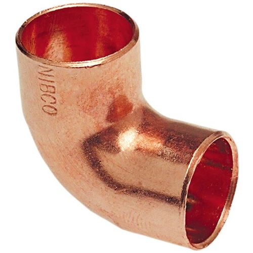 Main product image of 3/4" Copper 90-Degree Elbow (7/8" OD)