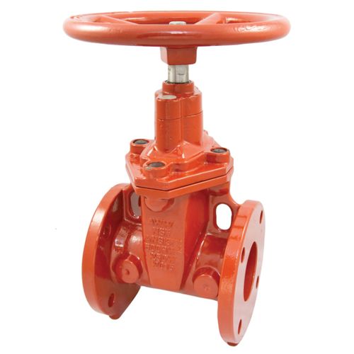 Main product image of 2-1/2" Ductile Iron Bolted Bonnet Flanged Gate Valve, Resiliaent Wedge, Class 250 (Lead Free)