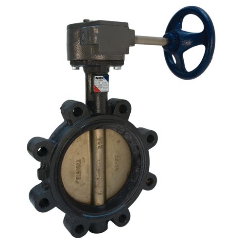 Main product image of 4" Lug Ductile Iron Butterfly Valve, EPDM, Gear Handle (200 PSI)