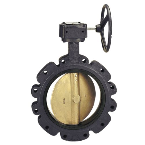 Main product image of 4" Lug Ductile Iron Butterfly Valve, EPDM, Lever Handle (200 PSI)