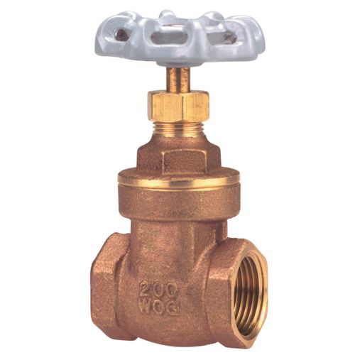 Main product image of 2-1/2" Full Port Threaded Non Rising Stem Brass Gate Valve, TI-8