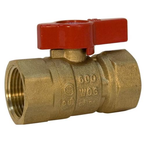 Main product image of 1" Female Threaded Gas Ball Valve, Lever Handle, GB1A