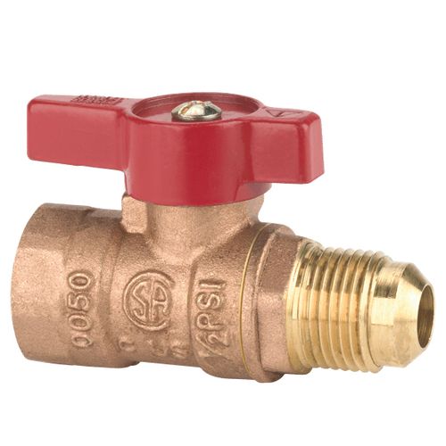 Main product image of 15/16" x 3/4" Flare Gas Ball Valve w/ Lever Handle