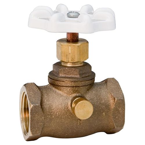 Main product image of 1/2" Threaded Stop and Waste Valve w/ Drain, 76-LF (Lead Free)
