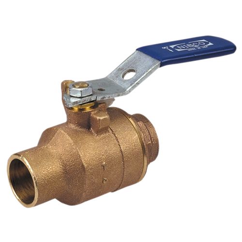 Main product image of 1" Two-Piece Bronze Full Port Ball Valve, S-585-70 (Sweat)