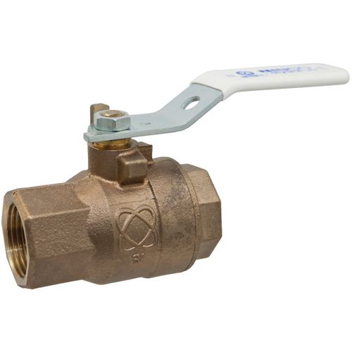 Main product image of 1/4" Threaded Two-Piece Bronze Full Port Ball Valve, T-585-80-LF (Lead Free)