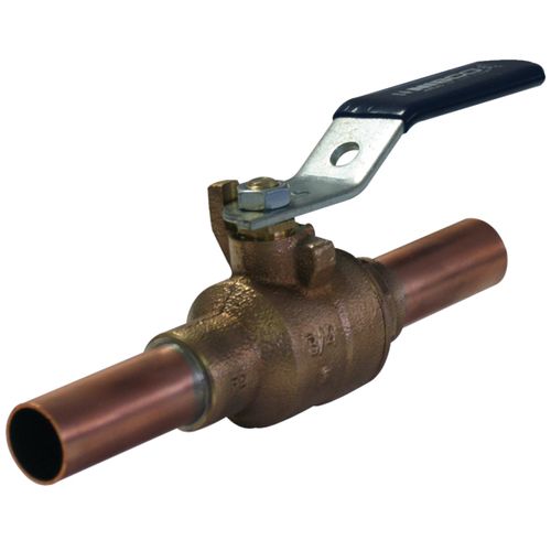 Main product image of 1-1/4" Male Press Bronze Full Port Ball Valve, 2 Piece (Lead Free)