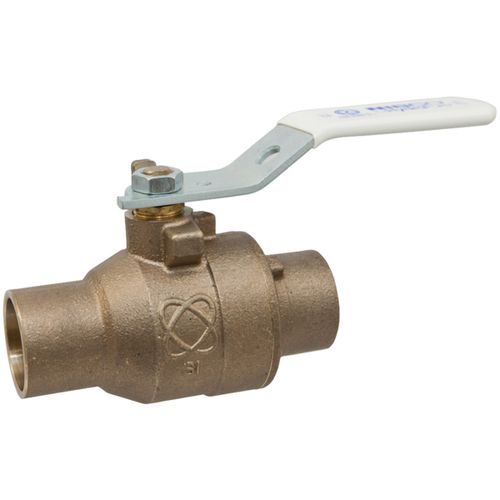 Main product image of 1/4" Sweat Bronze Full Port Ball Valve, Class 600, Stainlesss Steel Trim (Lead Free)