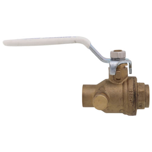 Main product image of 1/2" Full Port Ball & Waste Sweat Ball Valve (Lead Free)