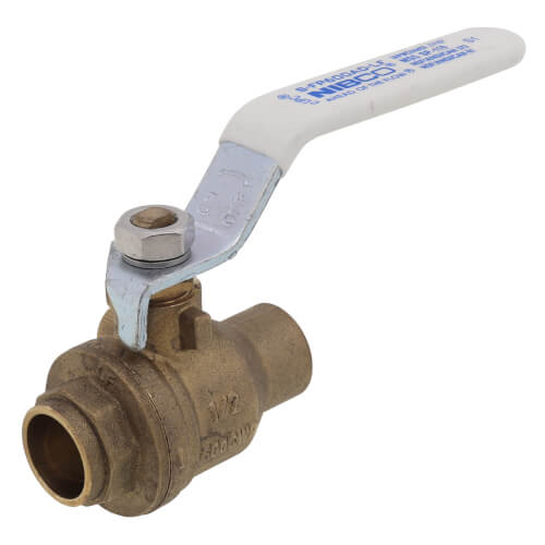 Main product image of 1/2" Full Port Ball & Waste Sweat Ball Valve (Lead Free)