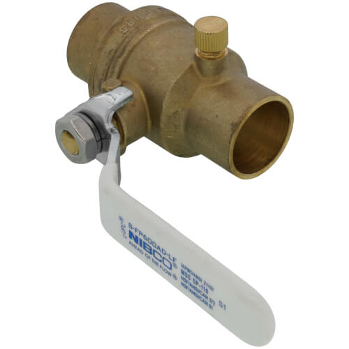 Main product image of 1" Full Port Ball & Waste Sweat Ball Valve (Lead Free)