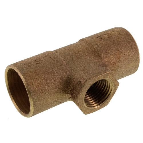 Main product image of 3/4" x 3/4" x 3/8" CxCxF Tee (Lead Free)