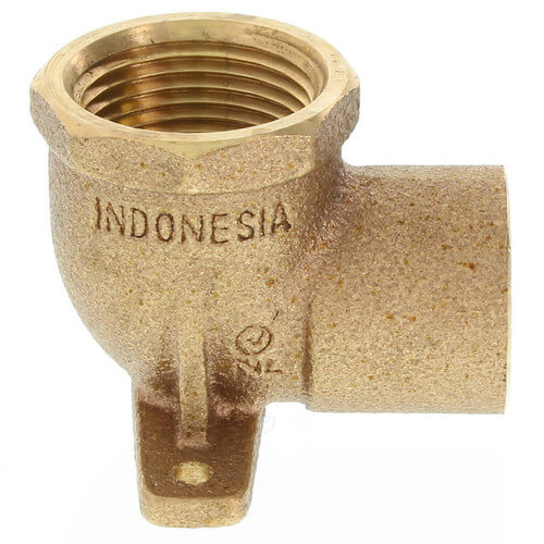 Main product image of 1/2" X 3/8" CxF 90° Drop Ear Elbow (Lead Free)