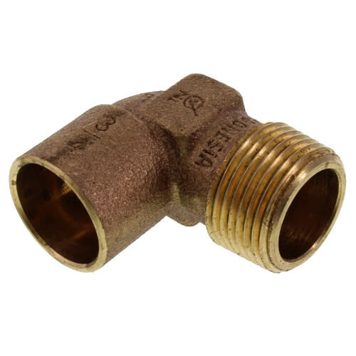3/4" CxM 90° Elbow (Lead Free)