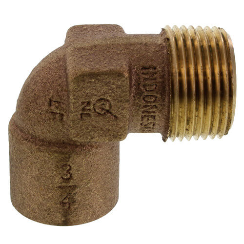 3/4" CxM 90° Elbow (Lead Free)